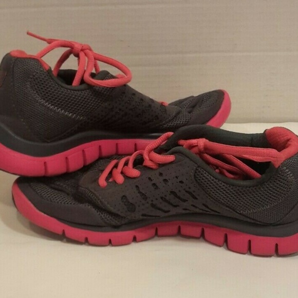 Fila Skele Toes Sneakers Pink/Gray Size 6 M - Picture 4 of 8